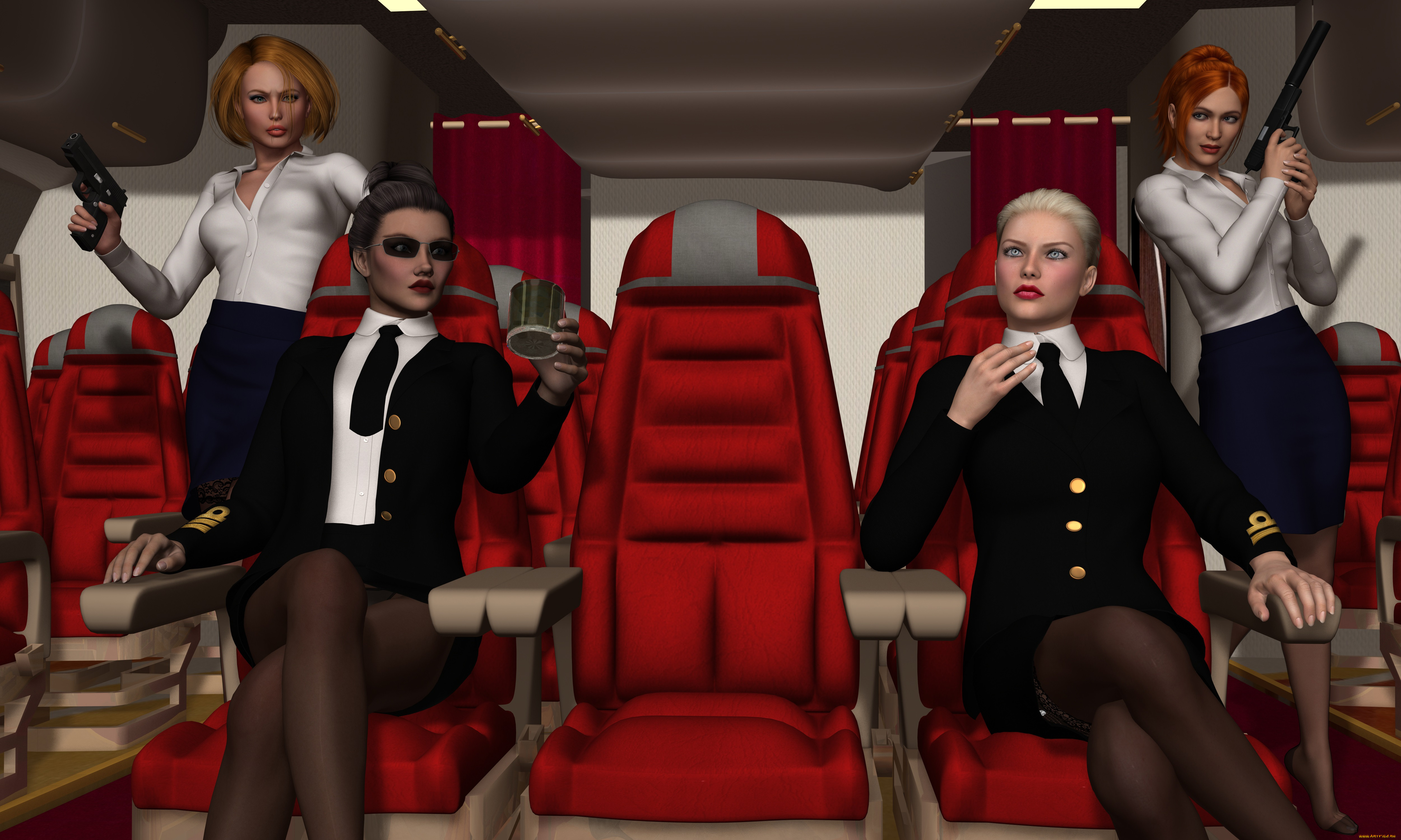 stewardesses, 3 ,  , fantasy, , , 